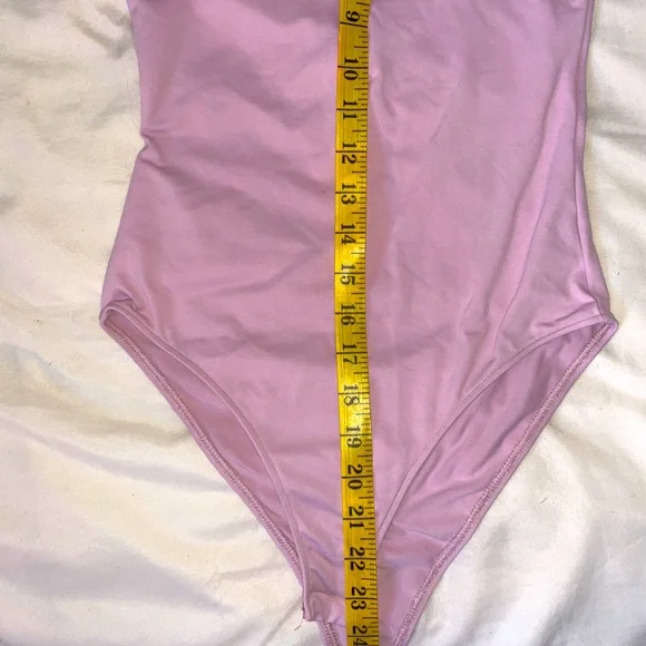 ZARA • pink zip-up bodysuit - Picture 5 of 6